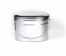 Котелок низкий 7,5 л крышка без ручек Роза Ветров