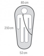 Спальный мешок EMOTION -22С, 210х85, правый