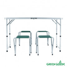 Набор мебели для пикника Green Glade M790-3, зелёный