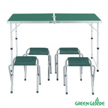 Набор мебели для пикника Green Glade M790-3, зелёный