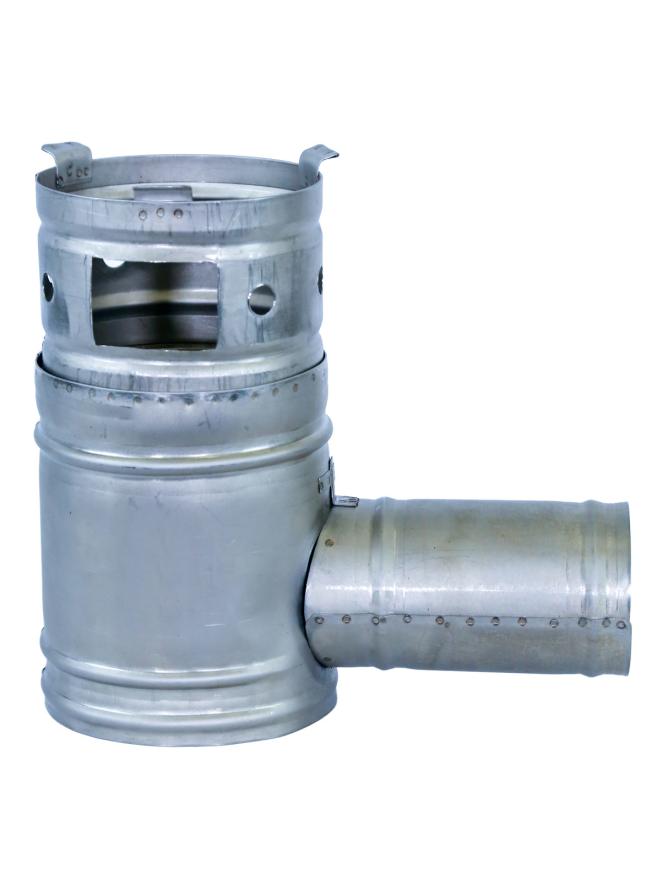 Турбопечка щепочница Век d 108 мм титан