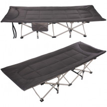 Раскладушка кемпинговая складная 188*66*41 см, черный