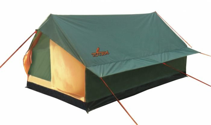 Палатка Totem Bluebird 2-местная, зелёный/желтый цвет
