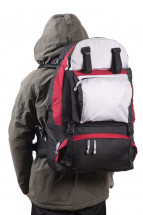 Рюкзак туристический Кайтур 3, вишневый, 50 л, ТАЙФ