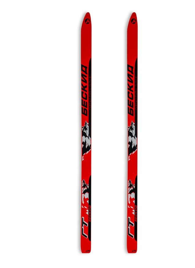 Лыжи туристические БЕСКИД, береза, ясень, длина 180 см