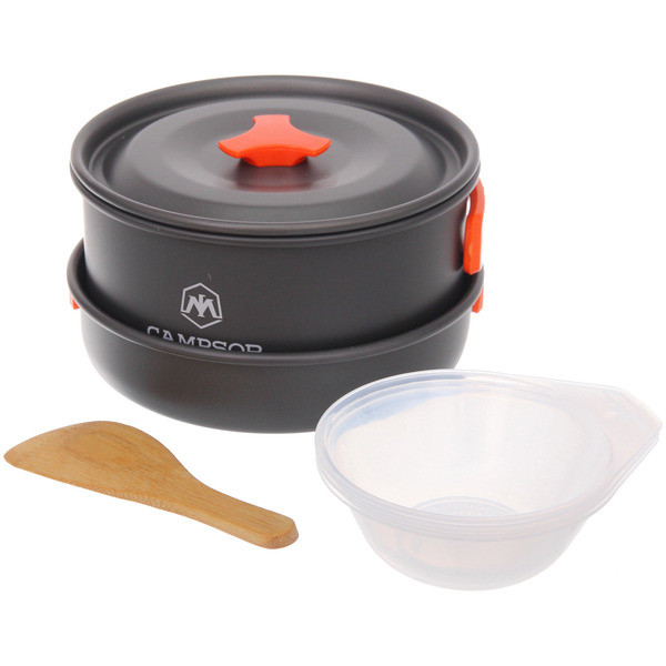 Набор посуды походной на 2-3 персон (9 предметов) COMPSOR-308